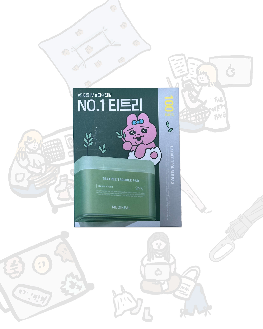 Mediheal 茶樹棉片x底褲兔特別版