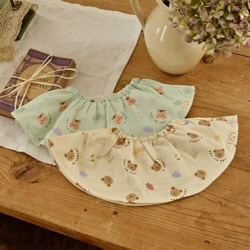 2024森林元素系列-四重荷葉邊圍嘴