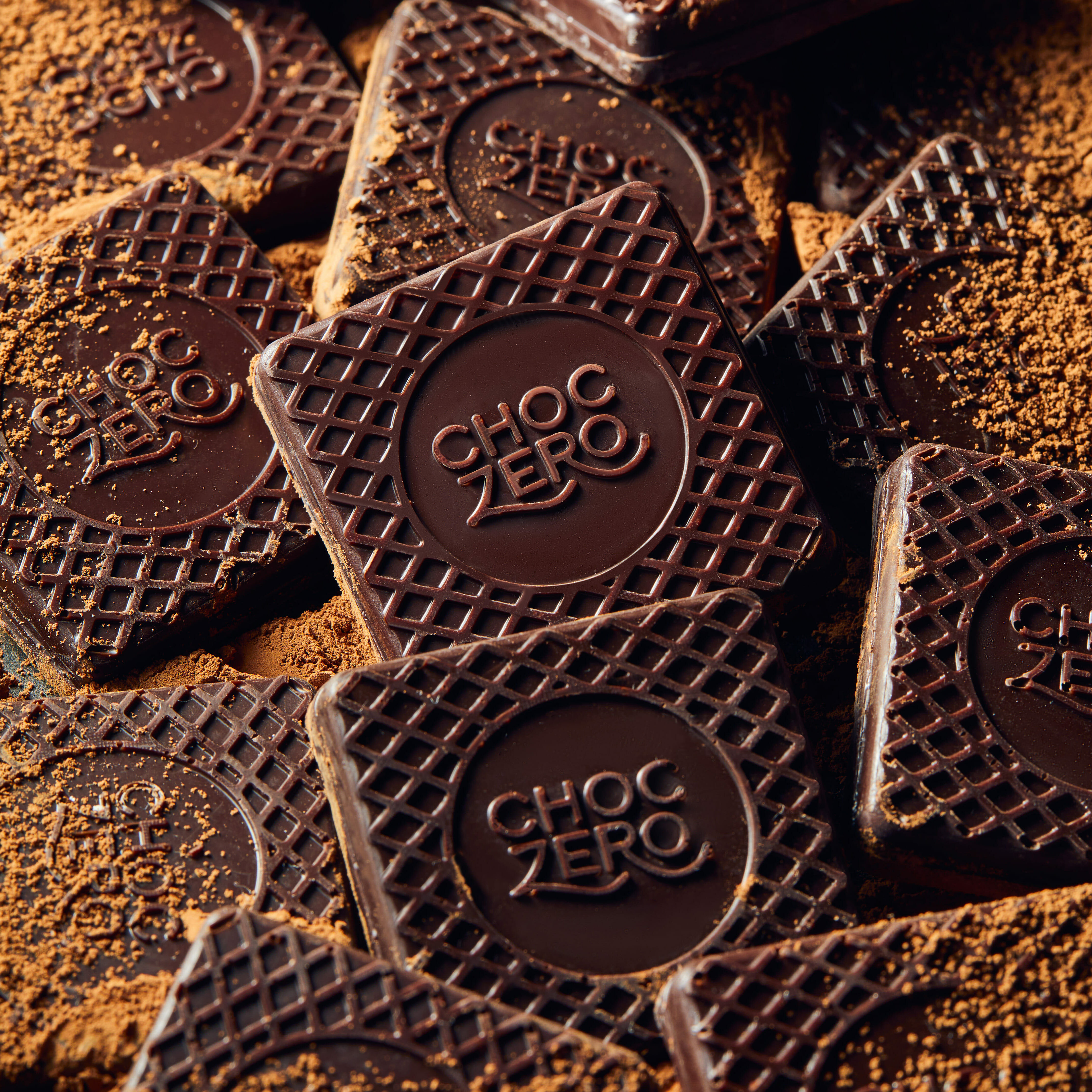 【盒裝】Choczero 黑朱古力塊 -焦糖 #無添加糖 (有8小塊獨立包裝)#巧克力塊  90g