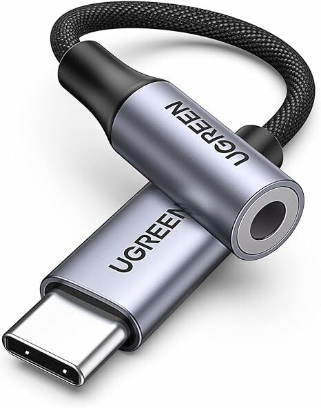 Ugreen USB-C 轉3.5mm 音訊轉接器 -10CM_AV161-80154