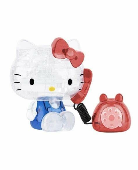 哈囉吉蒂打電話 (立體水晶)