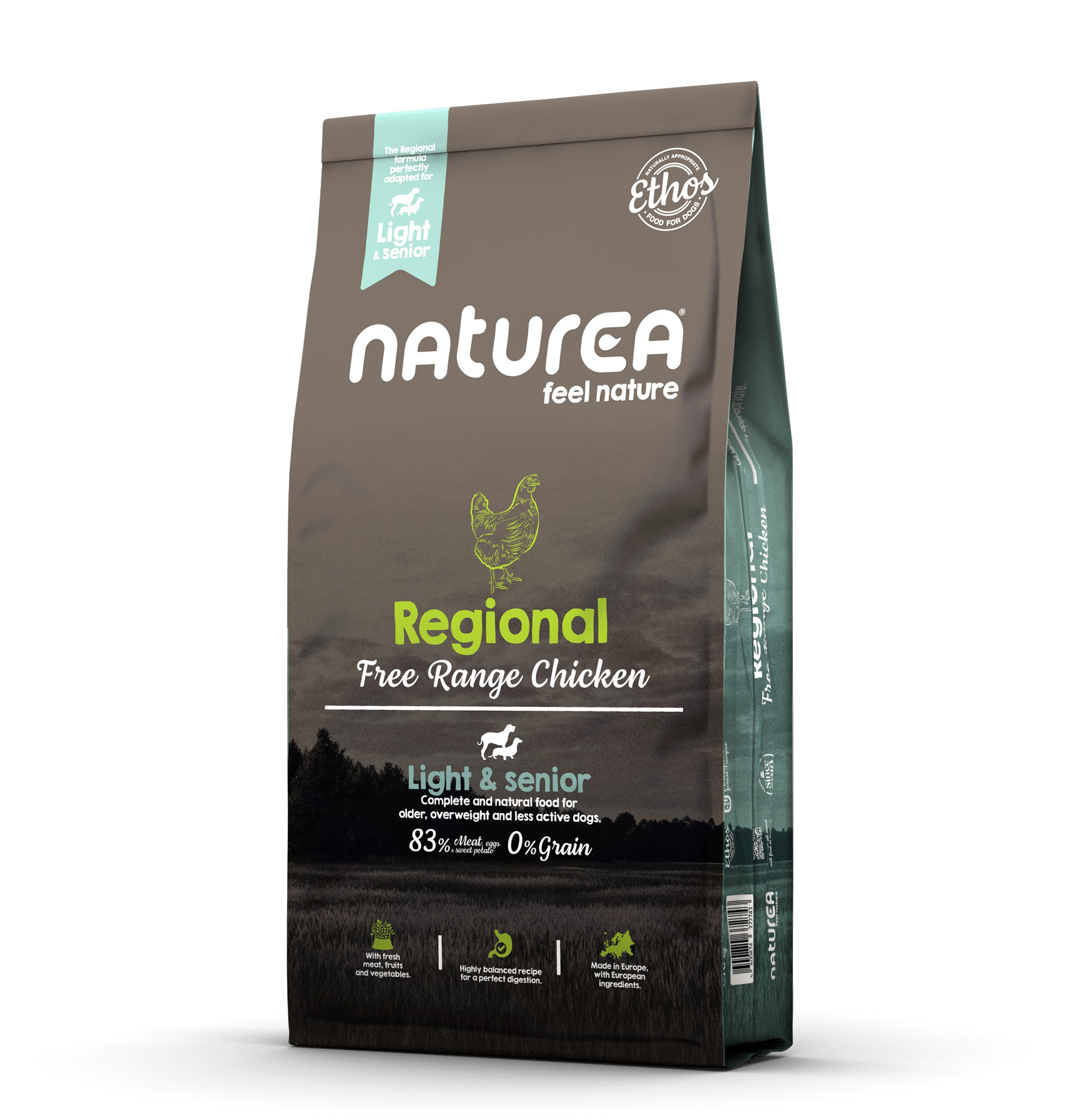 Naturea 無榖物鮮肉糧-低熱量老犬83%鮮雞肉配方1.6kg / 10kg [新包裝]