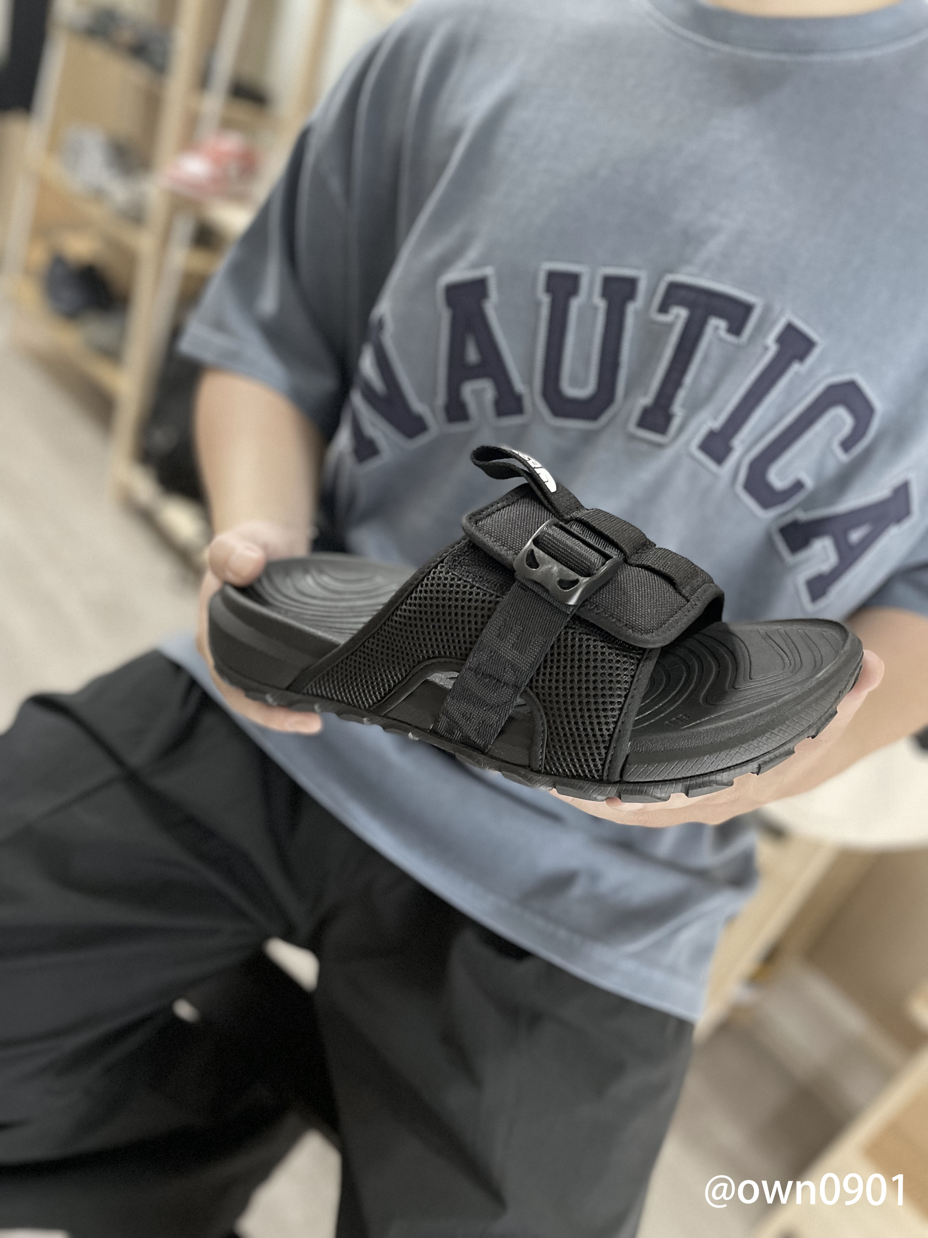 【代購】The North Face 露營 機能 舒適 透氣 防水 涼拖鞋 男女同款 黑色 卡其色 NS92Q13J NS92Q13K