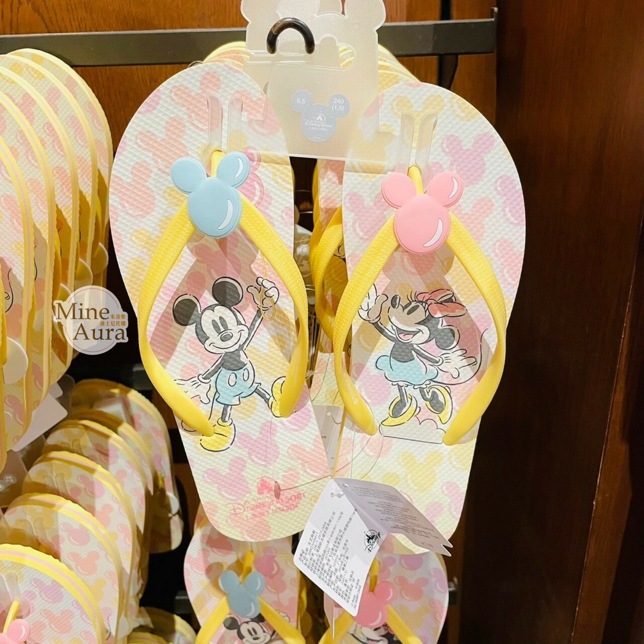 奇妙氣球系列 米奇 Mickey 米妮 Minnie 人字拖鞋 夾腳拖鞋 -上海迪士尼樂園
