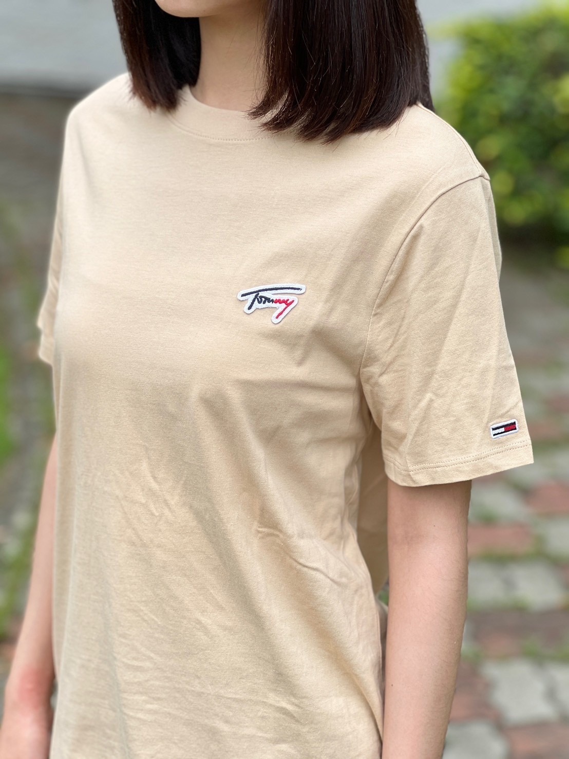 Tommy Jeans 貼布草寫小字母 短袖上衣 短袖 短T