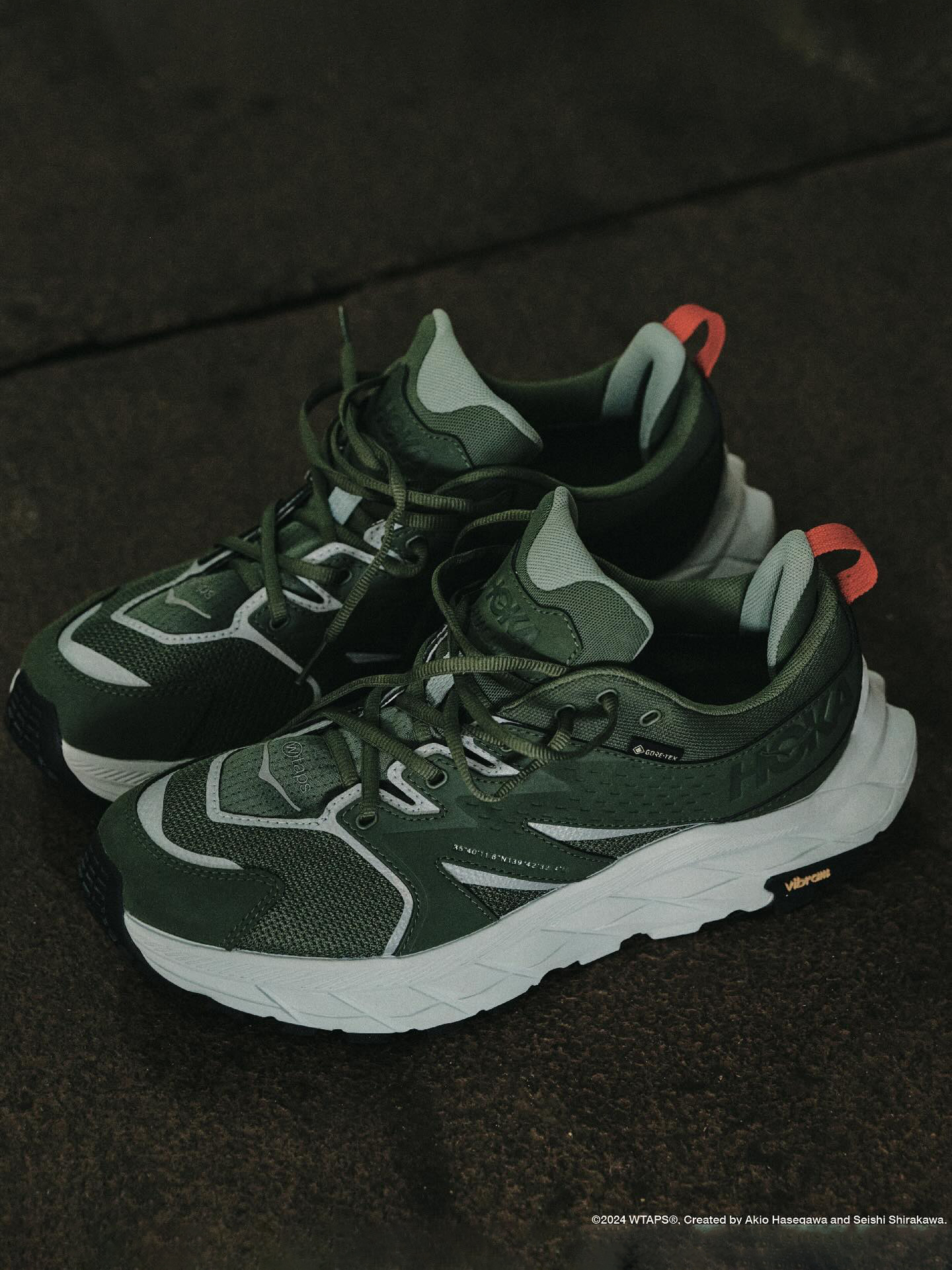 WTAPS x HOKA Anacapa Low GTX 聯名鞋款