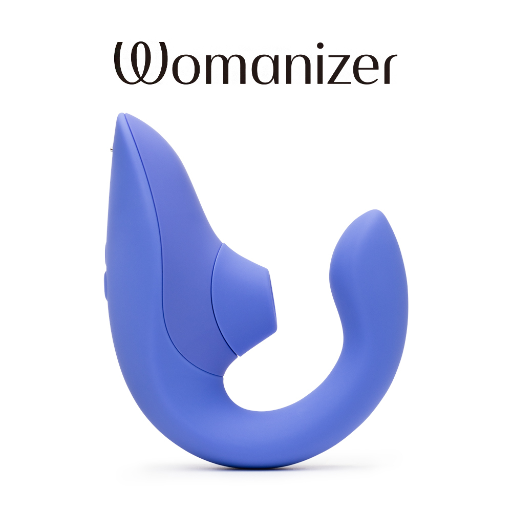 德國 Womanizer Blend G點按摩棒+吸吮愉悅器 活力藍