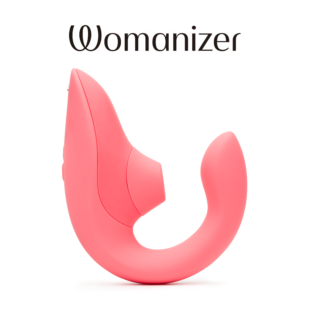 德國 Womanizer Blend G點按摩棒+吸吮愉悅器 活力玫粉