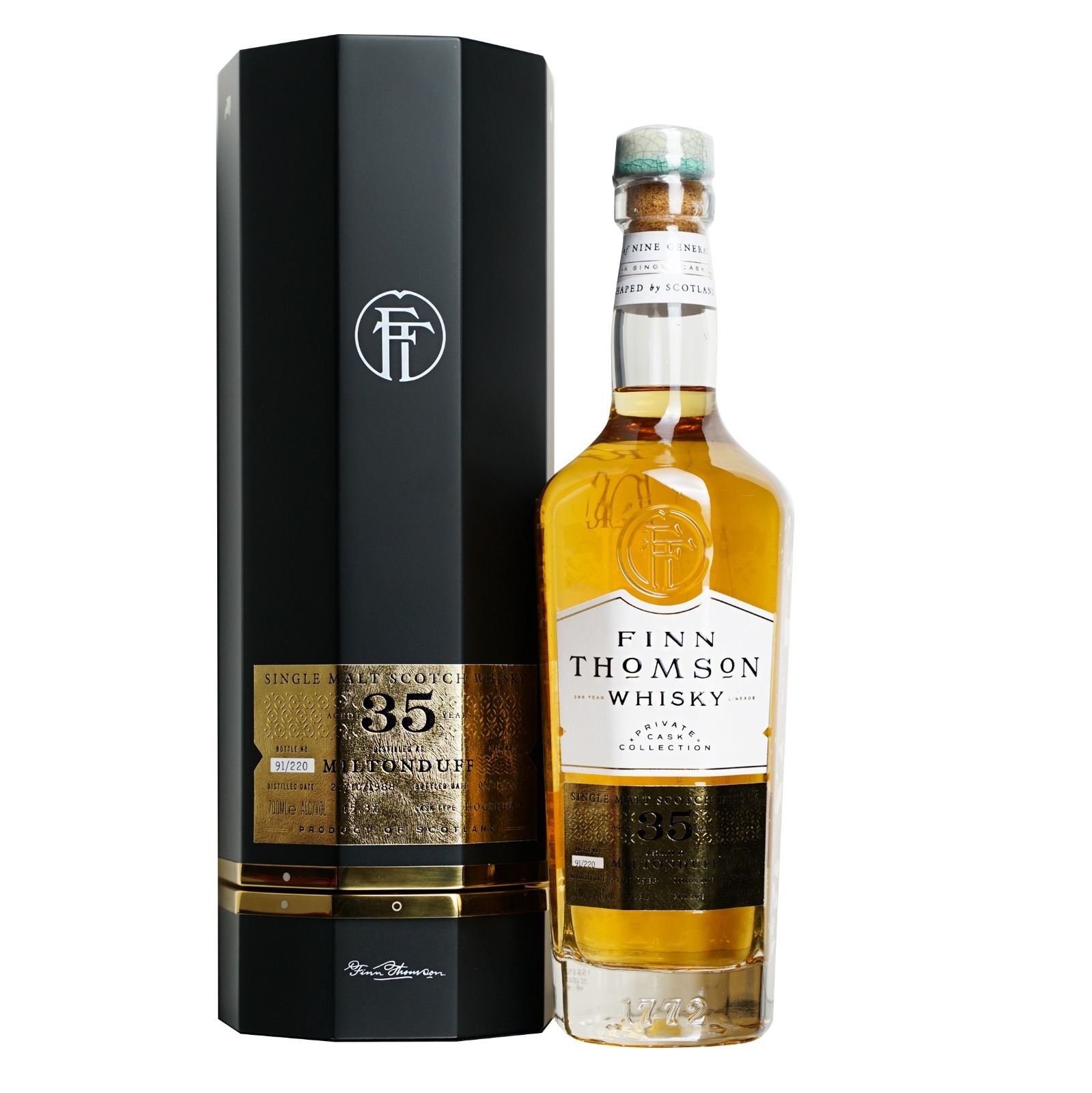 Finn Thomson Miltonduff 35 Years Old 45.3%alc