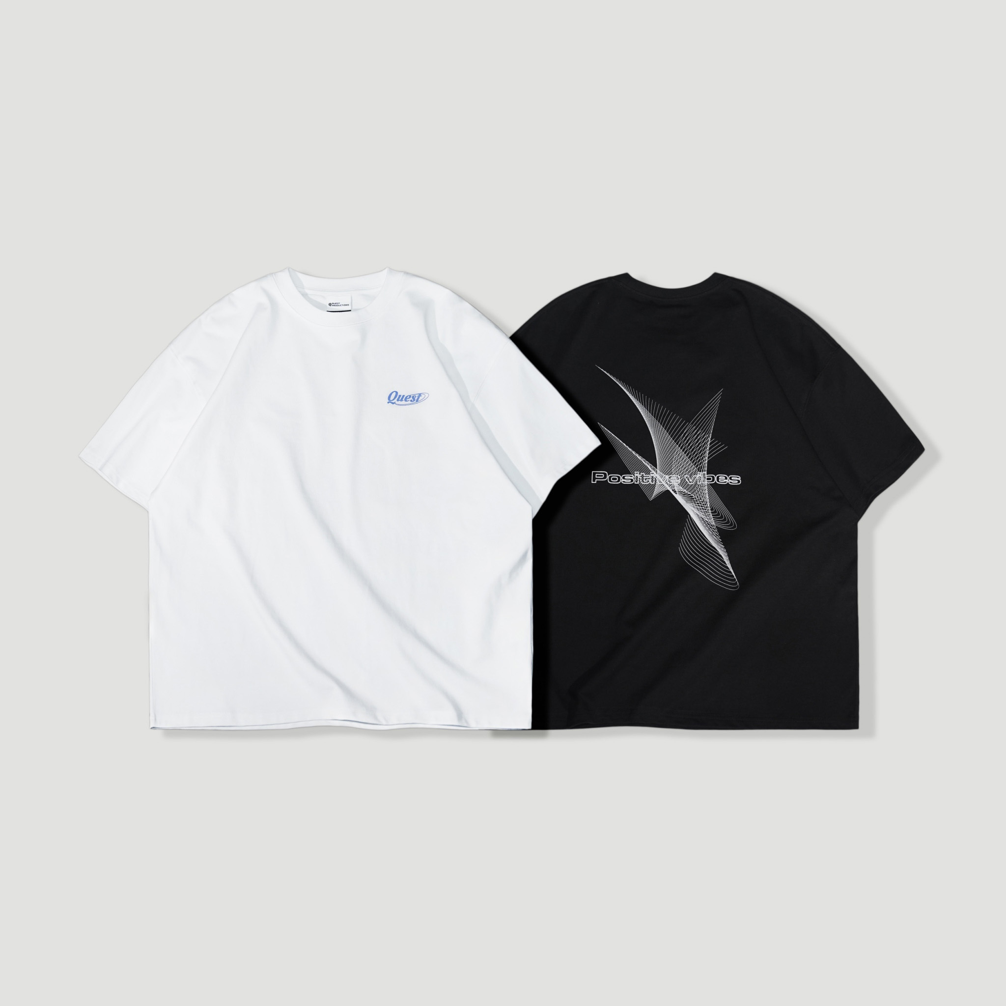 NICEDAY 服飾 QUEST GEOMETRY TEE 3D 幾何線條 短T 男女