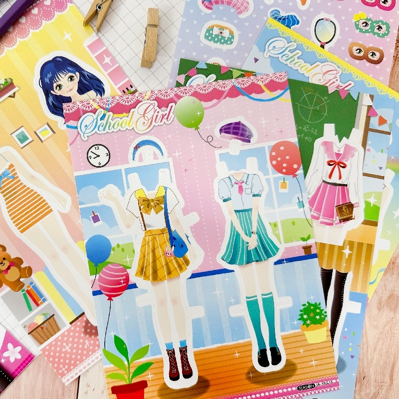 四季紙品 漂亮女孩勞作  【ML150】