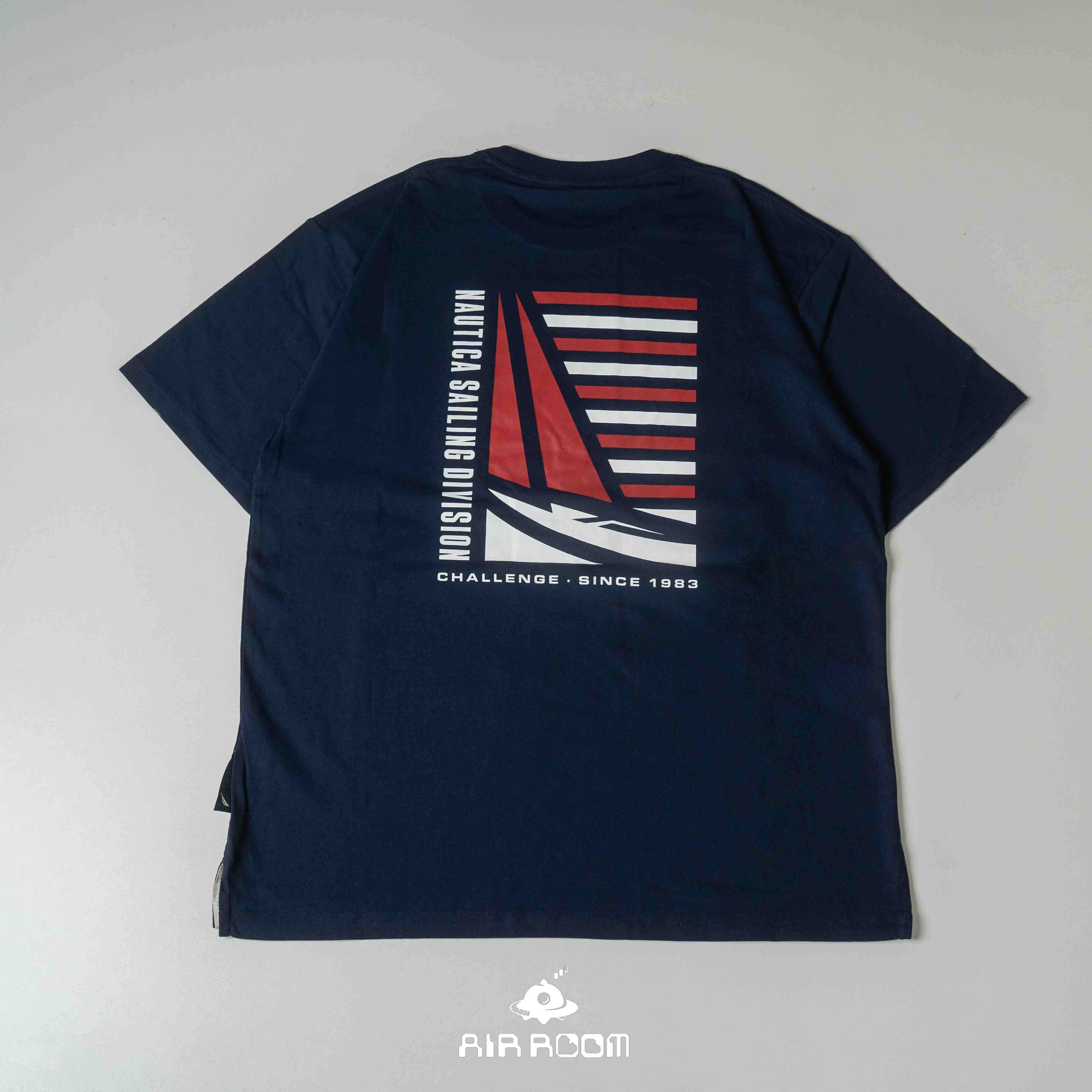 2024SS NAUTICA 韓版 SAILING FLAG S/S TEE 382 背後 帆船 胸口刺繡 短T 現貨