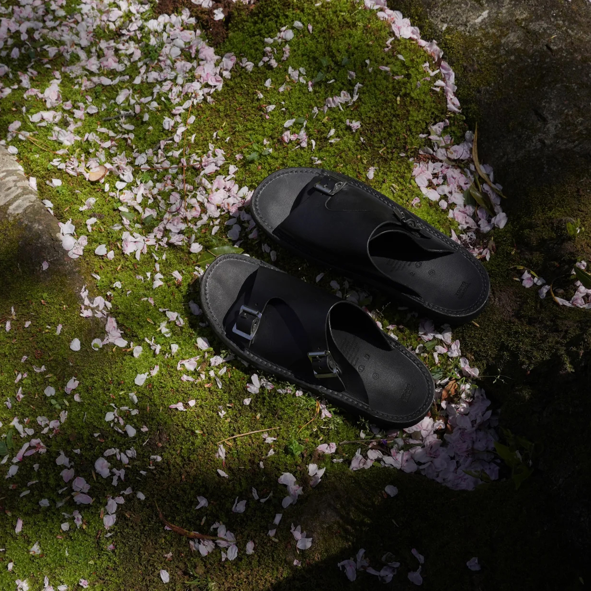 Tokyo Sandal - Double Monk Sandal (Black)
