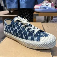 [S] MLB MONOGRAM NY SNEAKERS,NAVY, 32SHPM011-50N [FINAL SALE] (SMLB391)