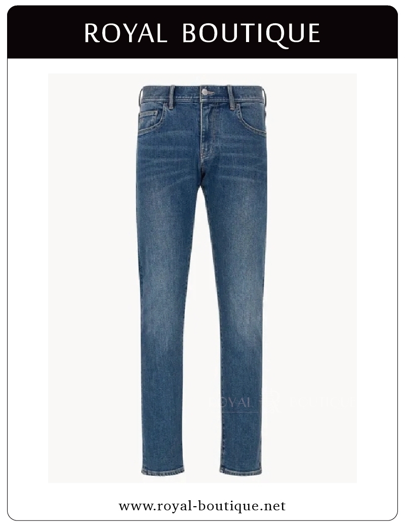 Armani Exchange J13 淺水洗修身單寧牛仔褲