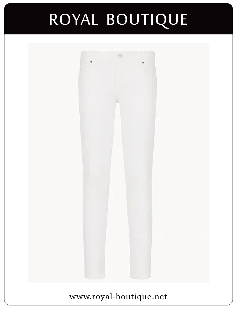 Armani Exchange J13 白色修身單寧牛仔褲