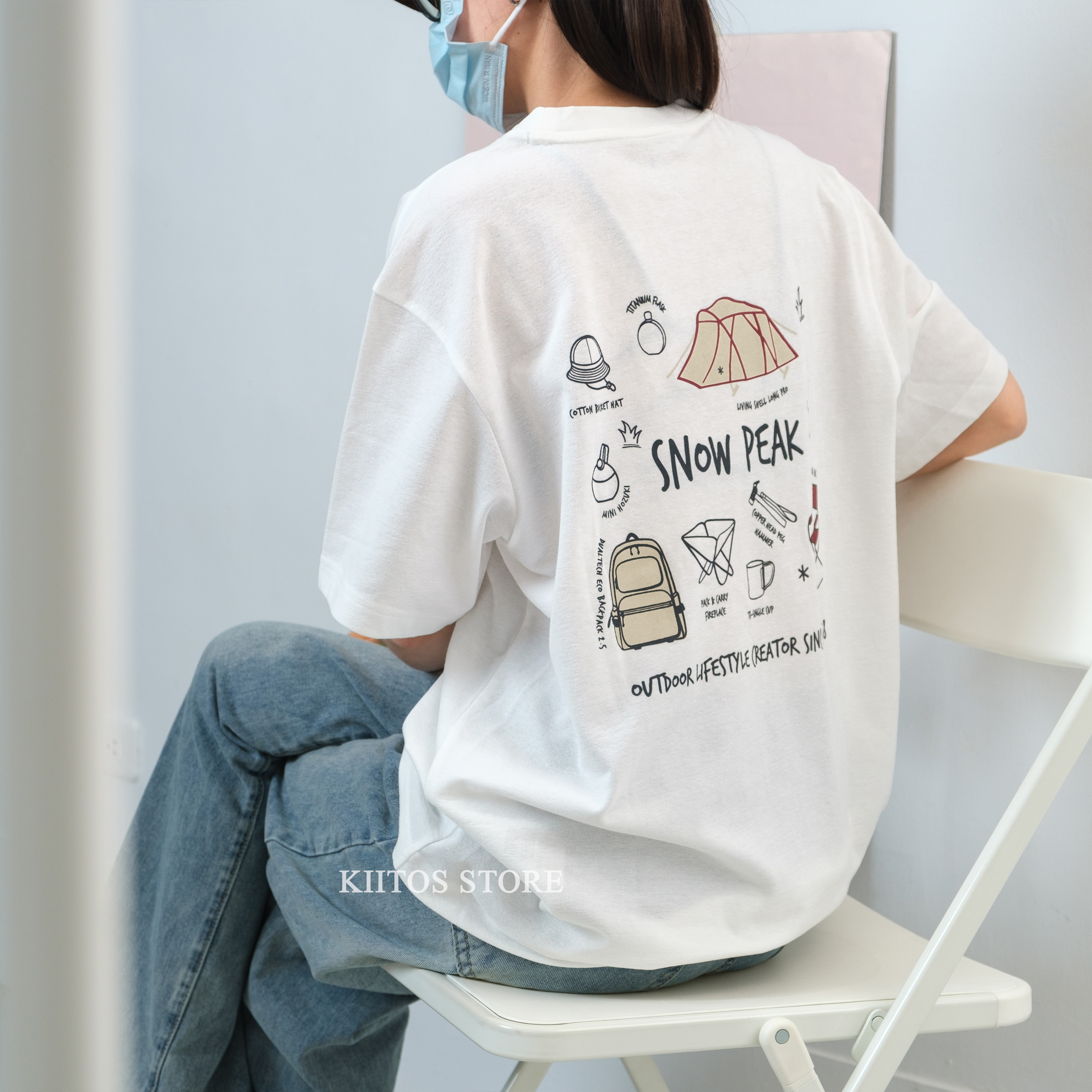 【現貨】Snow Peak 速乾材質 露營裝備圖像短tee S24MMFTS70