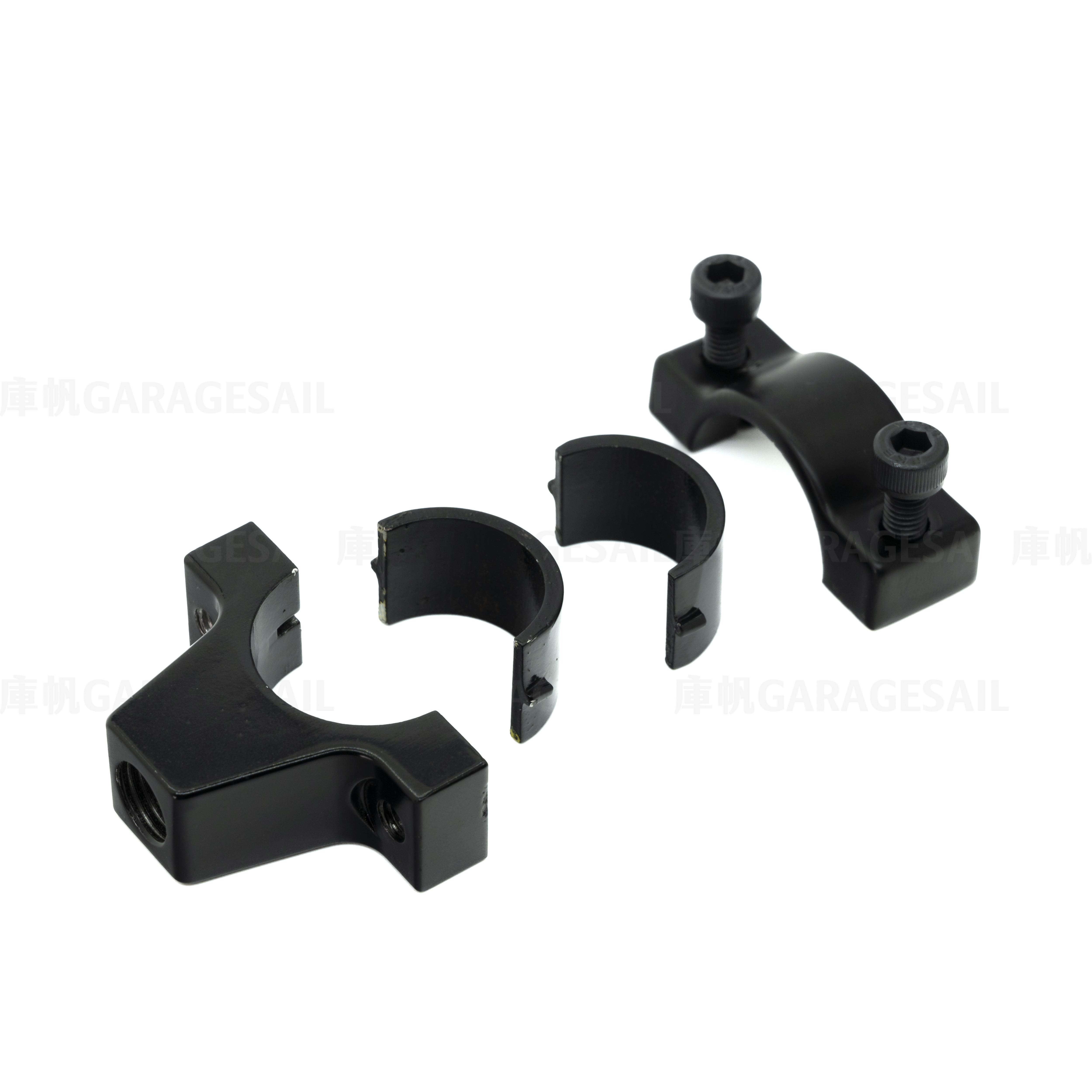 通用型 後照鏡座 10mm 正牙 (A款) - 黑