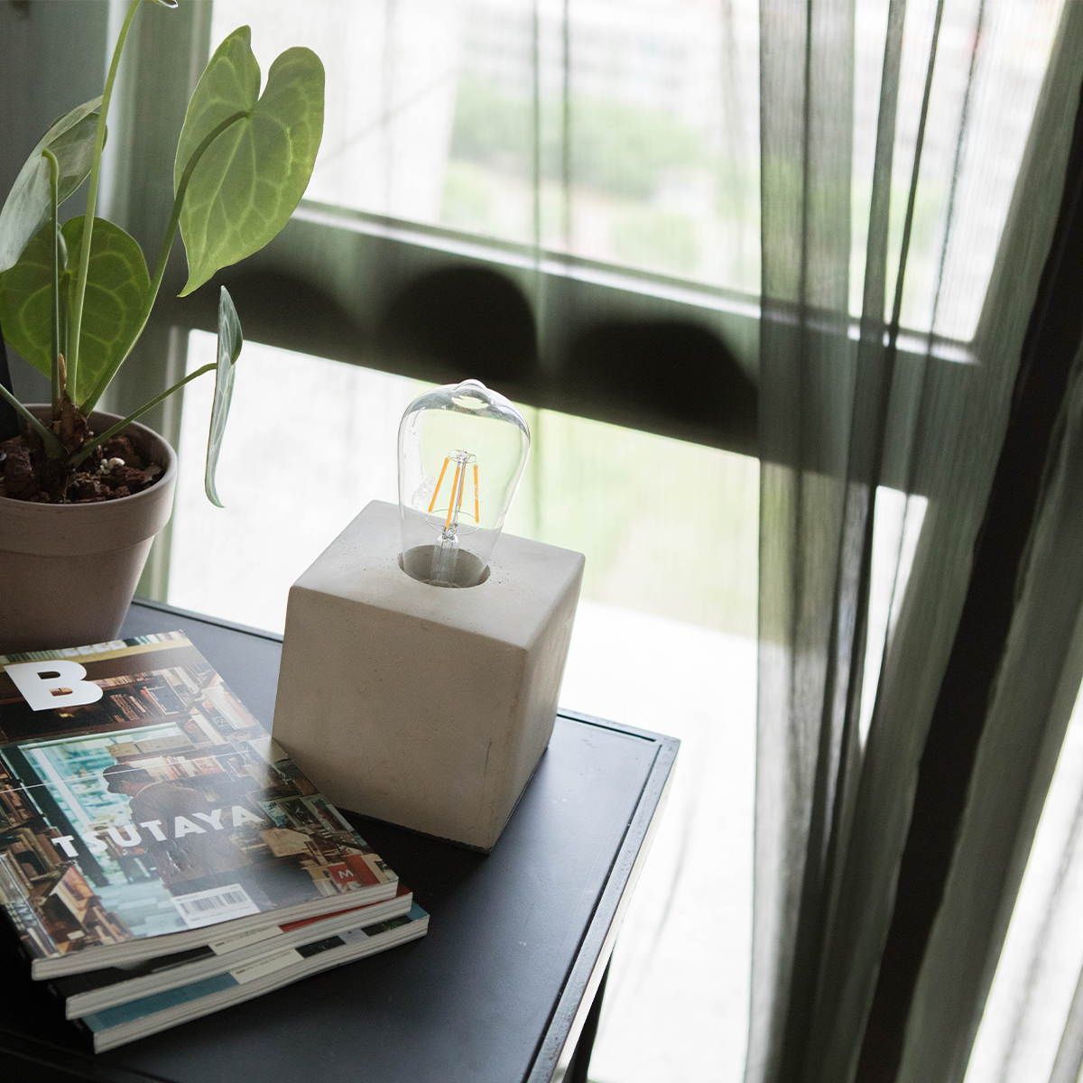 雪紡紗簾｜深綠