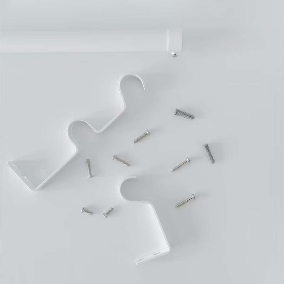 Lo-Curtain 窗簾桿工具組｜白