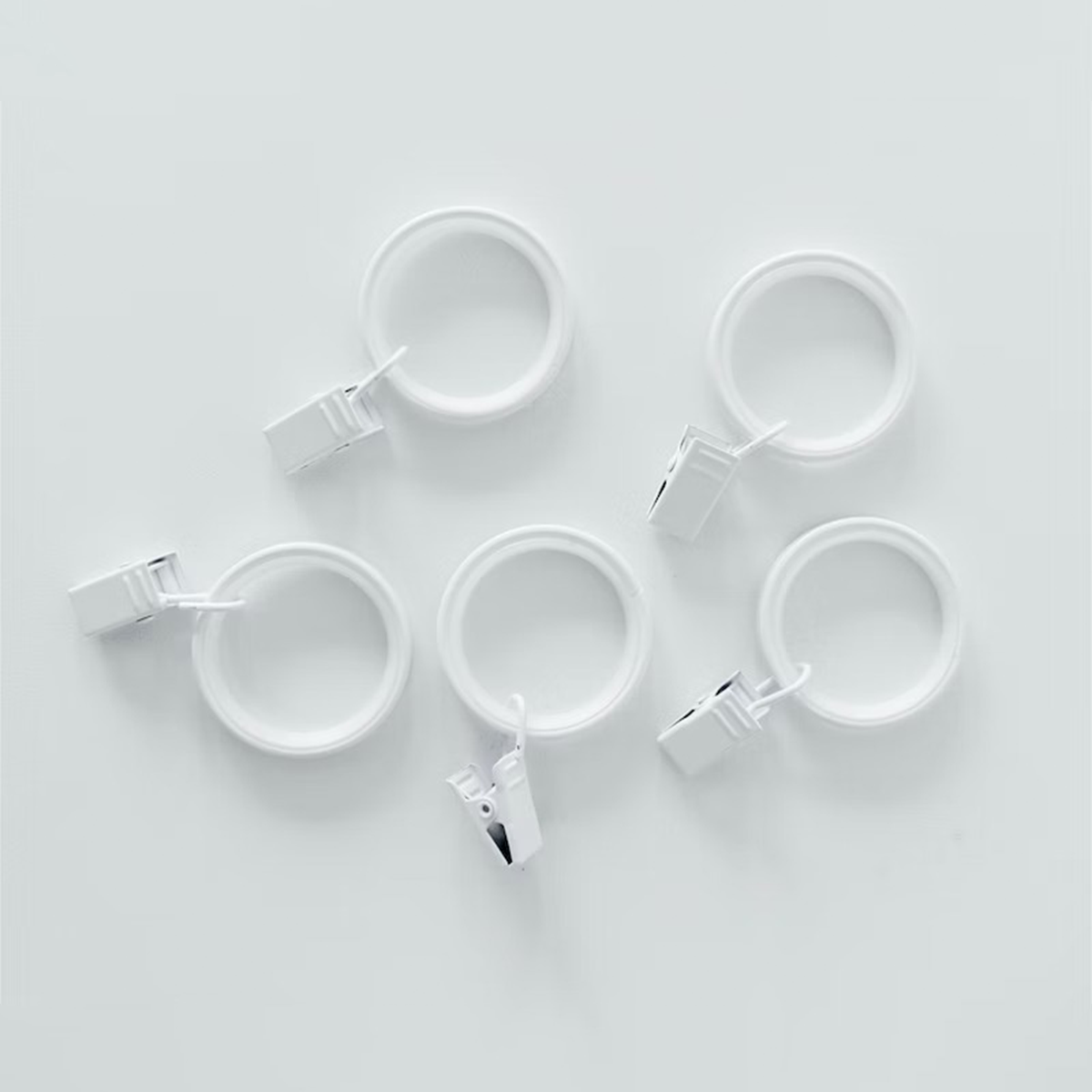 Lo-Curtain 窗簾夾環｜白