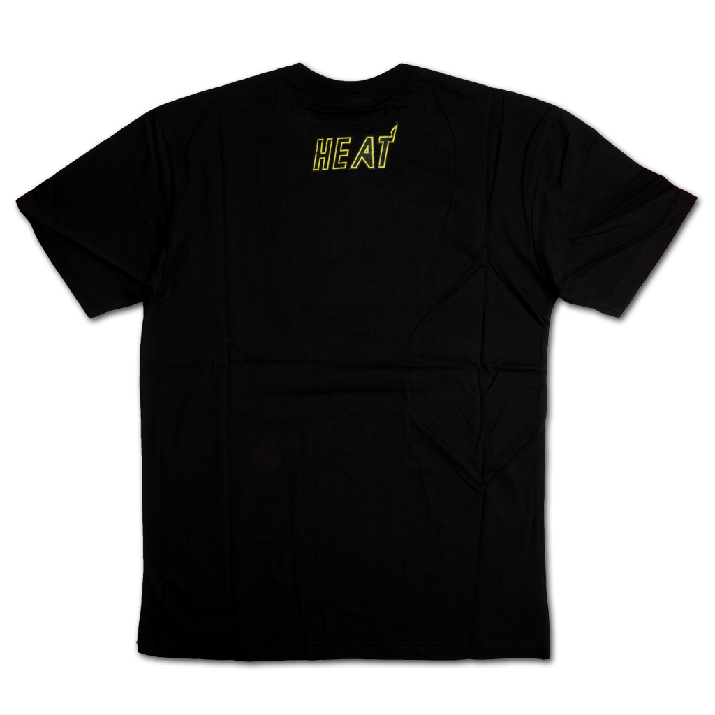 Mitchell & Ness 邁阿密熱火隊 Dwyane Wade 霓虹燈 高磅數 寬版 T-Shirt