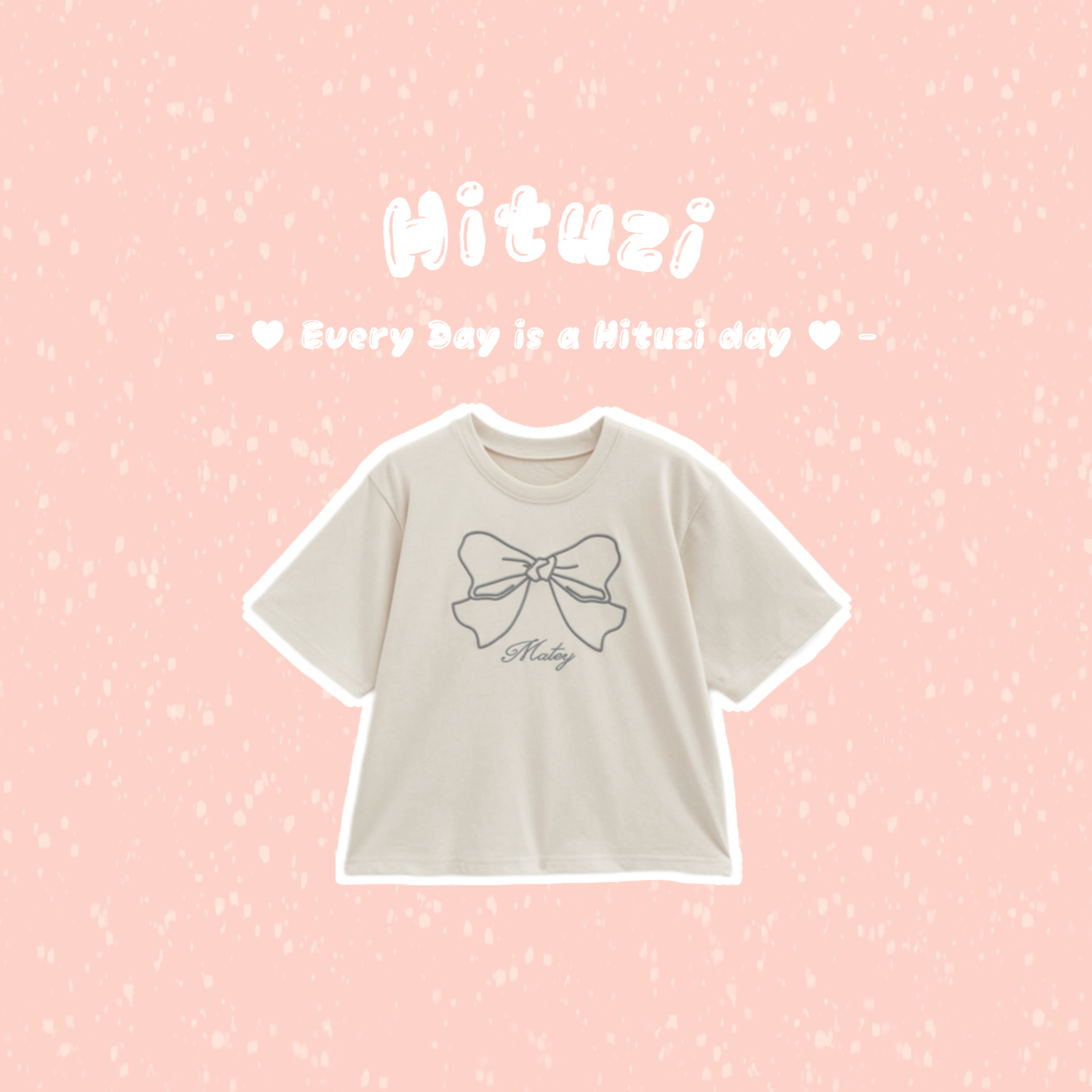 蝴蝶結刺繡上衣