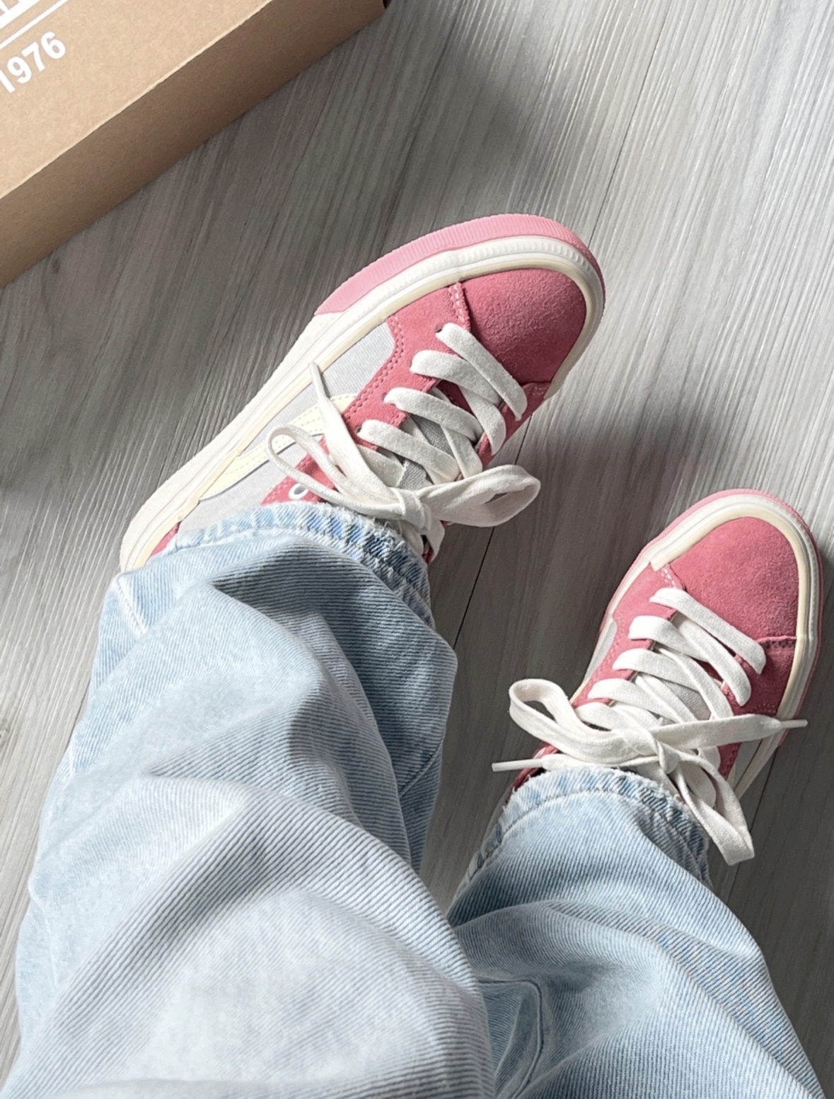 ODD CIRKUS x Vision Street Wear Ashley Pro 復古美式滑板鞋 奶油櫻花粉 工裝 滑板鞋/預購