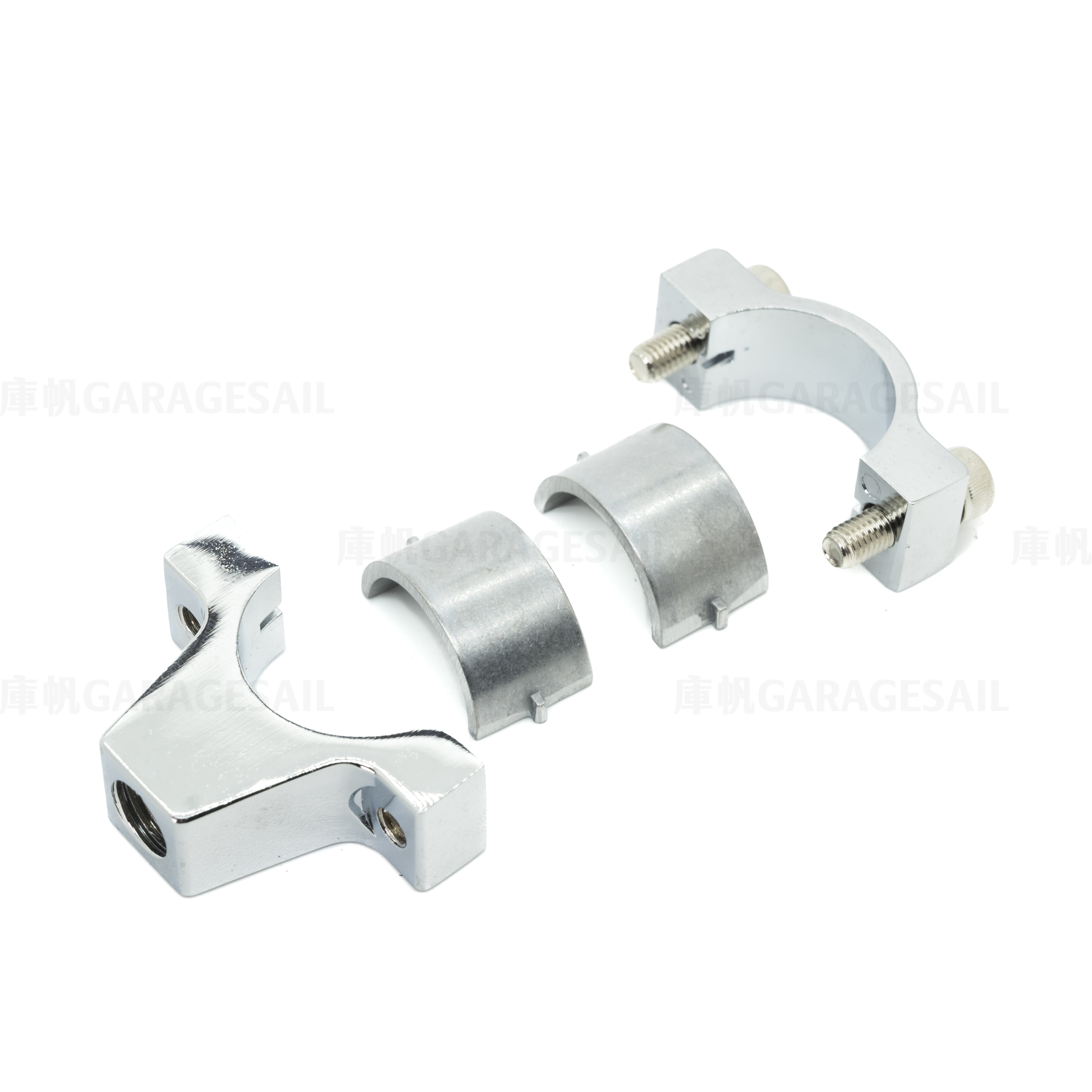 通用型 後照鏡座 10mm 正牙 (A款) - 銀