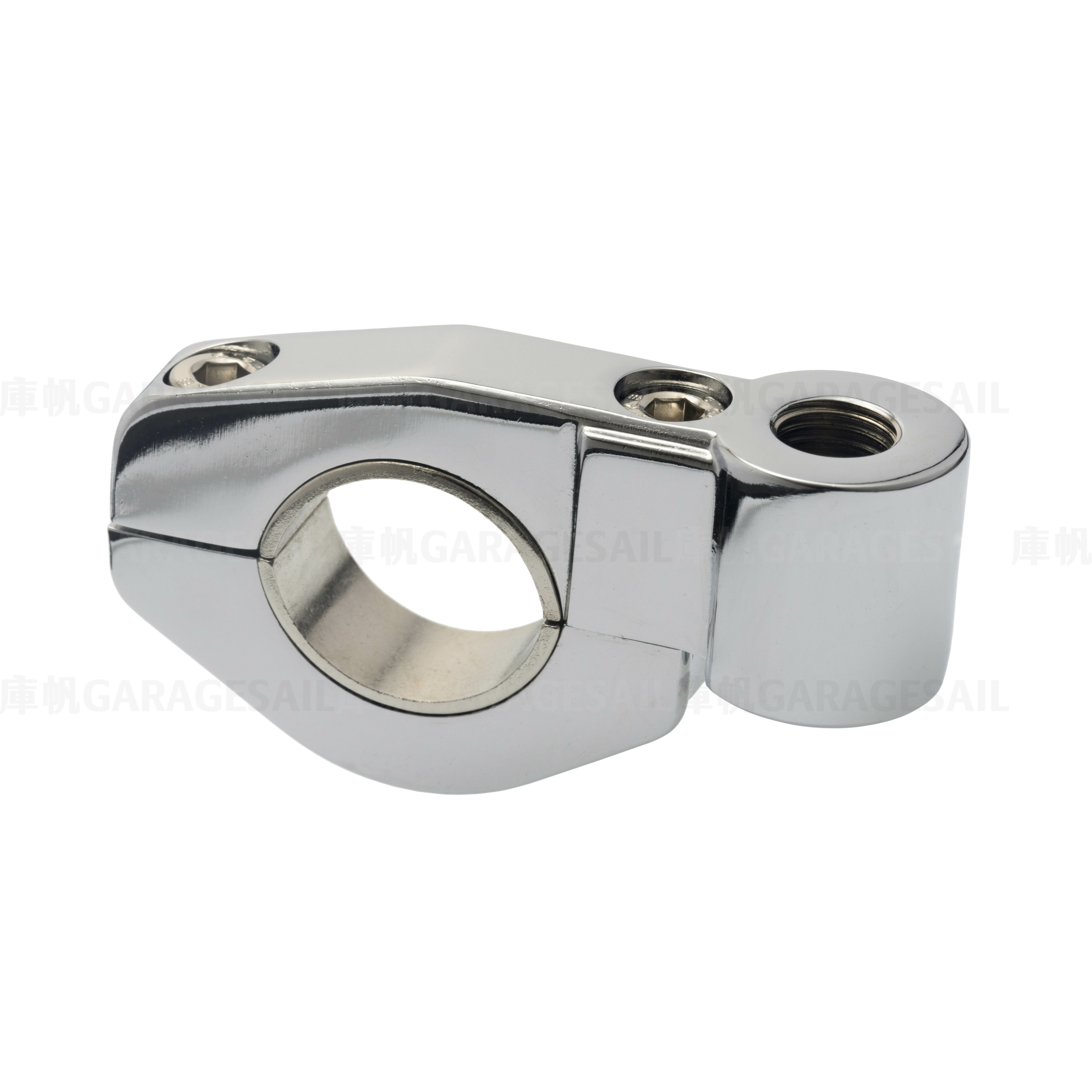 通用型 後照鏡座 10mm 正牙 (B款) - 銀