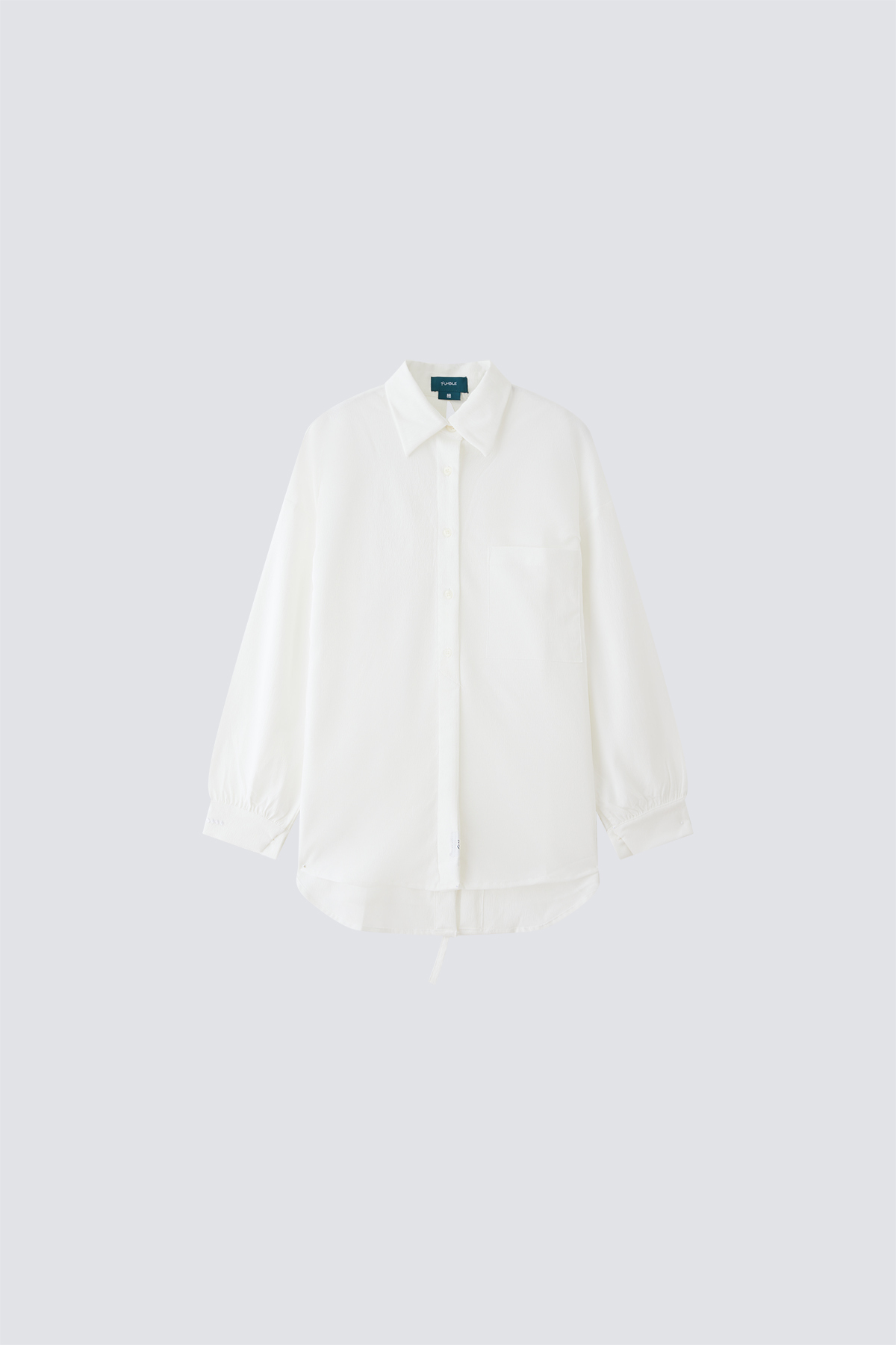 Open Back Lace-Up Shirt｜White｜Hong Kong Original Design