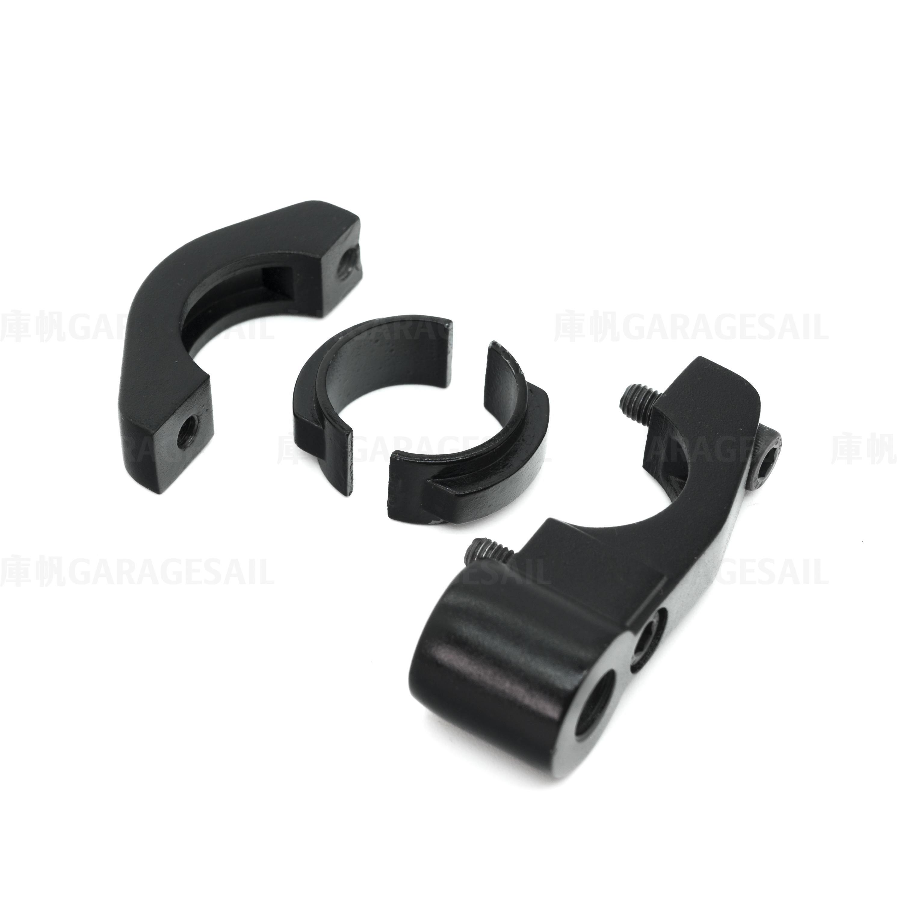 通用型 後照鏡座 10mm 正牙 (B款) - 黑