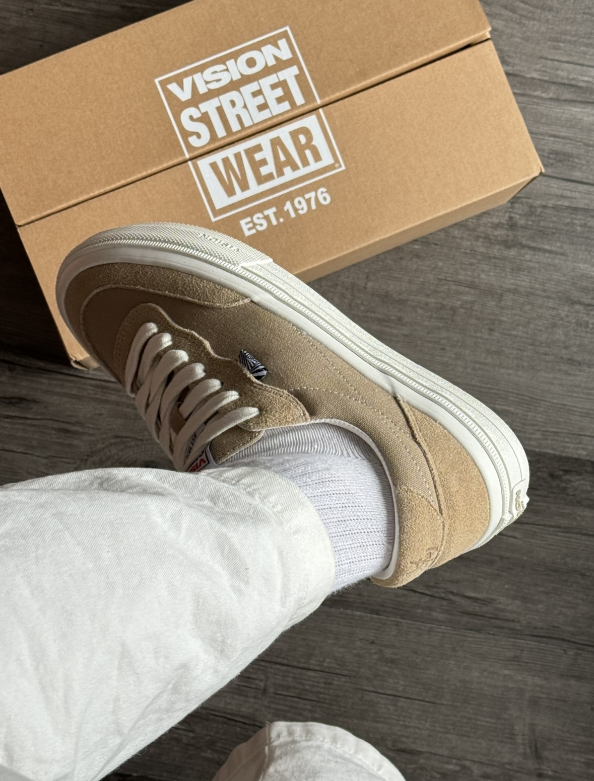 Vision Street Wear Flat Top 美式復古滑板鞋 奶茶棕 美拉德 麂皮 工裝 滑板鞋/預購