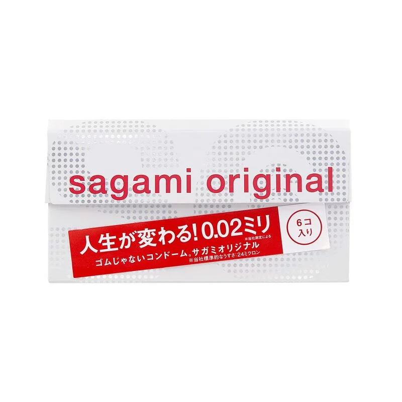 Sagami Original 0.02 6's pack PU Condom