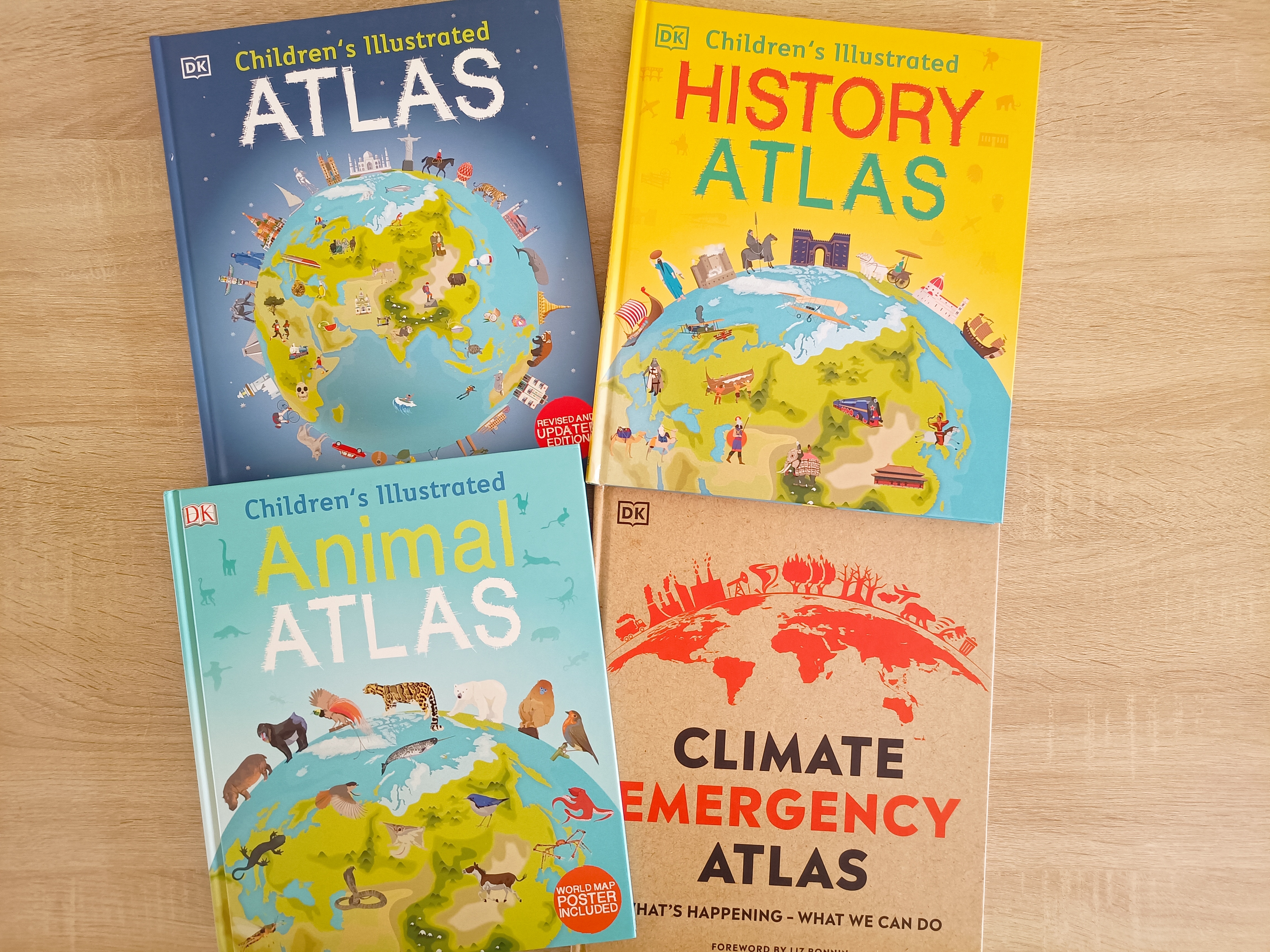 在各種地圖上學習知識 — DK兒童地圖集《Children’s Illustrated Atlas》系列