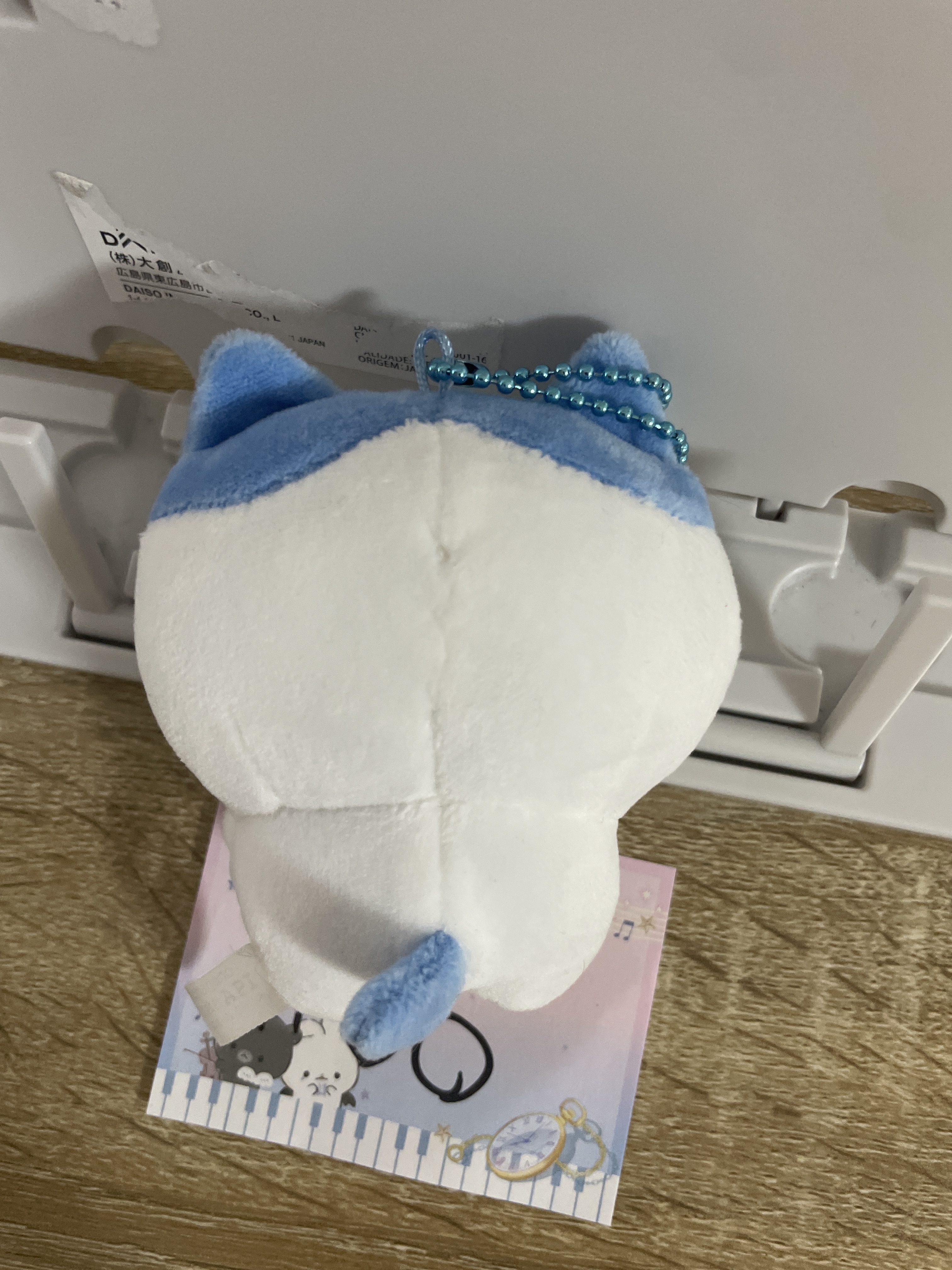 CHIIKAWA  八字貓 公仔 (粉紅色標籤已脫成白色 根部是粉紅)#60