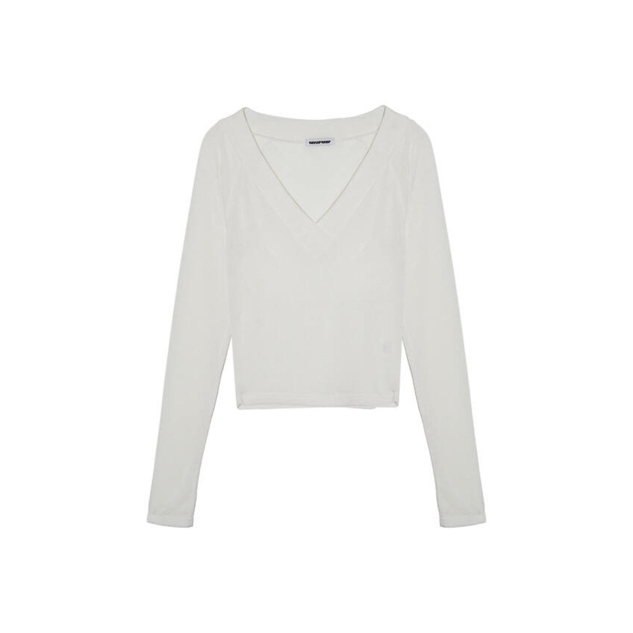 [PROJECT WAVE] DEEP V-NECK TOP
