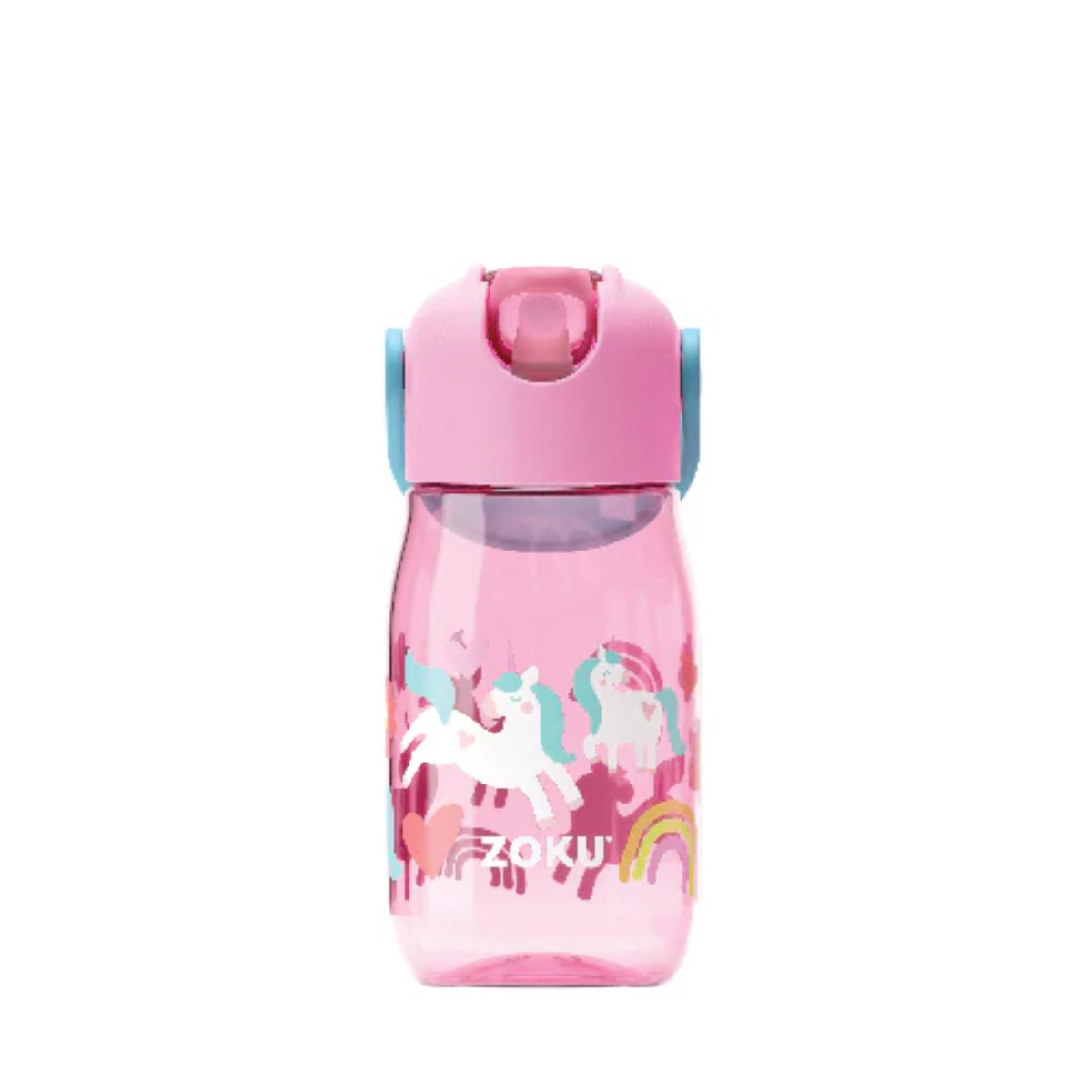 Zoku 兒童吸管水瓶 450ml - Unicorn