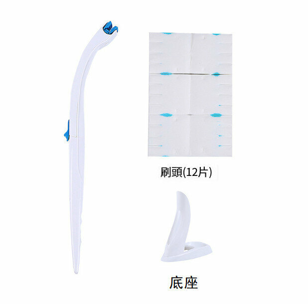 Toilet disposable toilet brush Disposable disposable disposable brush head without dead ends 