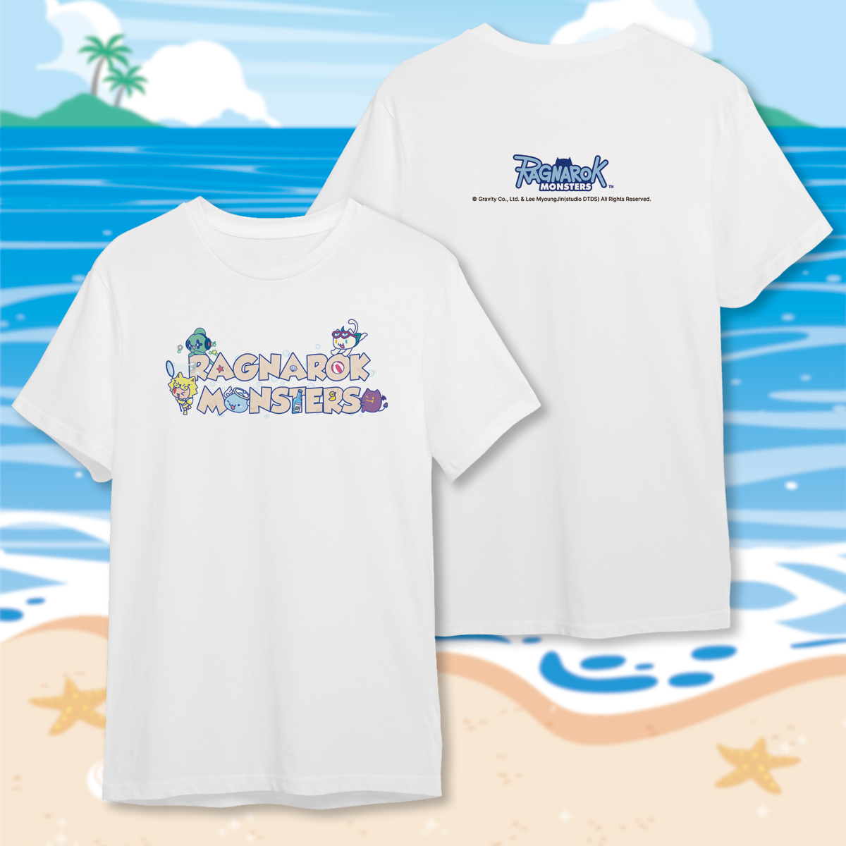 《RO仙境傳說》夏日文字 T-shirt