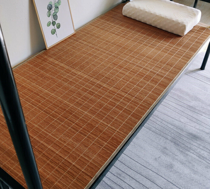 新款夏季學生雙麵涼席（碳化竹蓆）尺碼 （寬85*長180cm ）