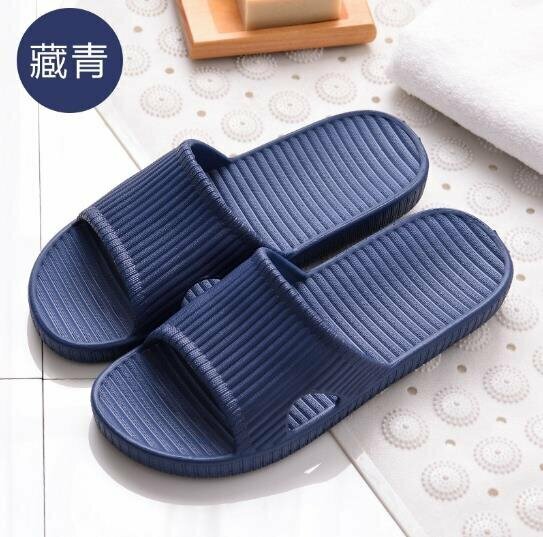 Lightweight, non-slip and breathable indoor slippers (navy blue|42-43 for 41-42)