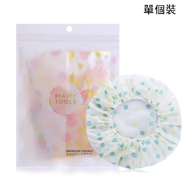 (Individually, the packaging color is random) hair tie with a bandana and a shower cap 