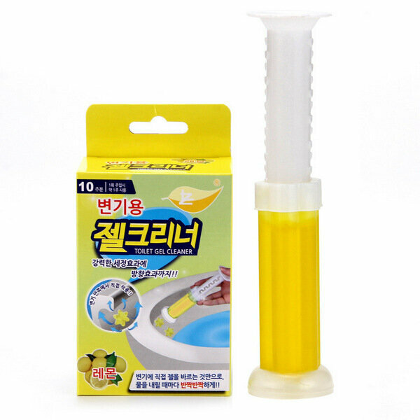 Toilet Bowl Gel Toilet Fragrance Deodorant Toilet Jelly 【Lemon】 Lemon Flavor