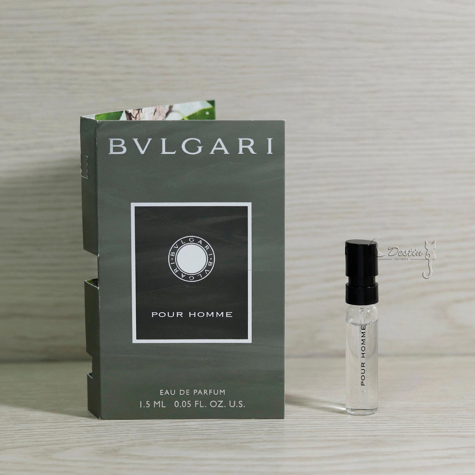 BVLGARI 寶格麗大吉嶺茶Pour Homme 男性淡香精1.5mL 試管香水可噴式