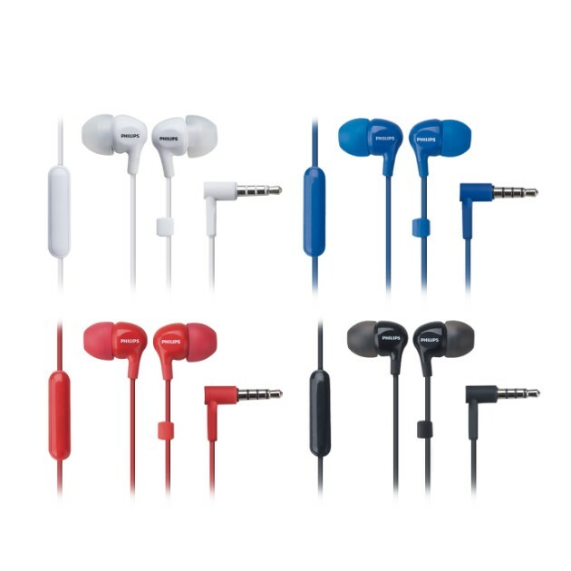 【PHILIPS飛利浦】SHE3555 耳塞式耳機麥克風 四色
