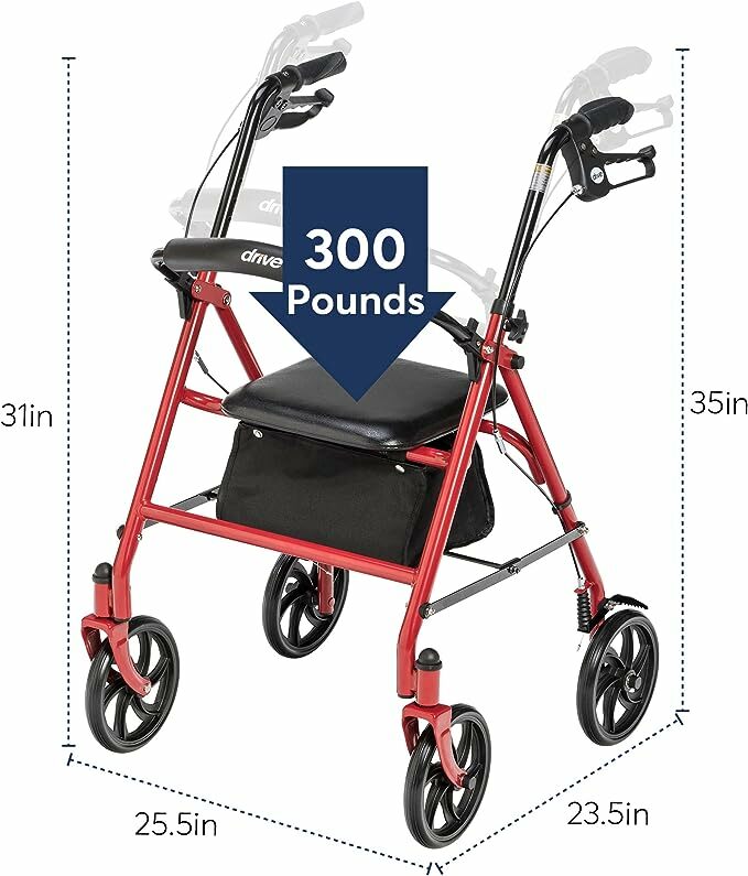 美國【Drive】 多功能可摺式助行車