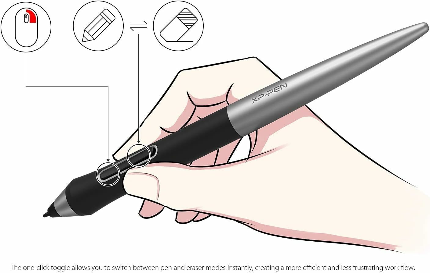 XP-Pen PA1 (SPE43) Battery-Free Stylus
