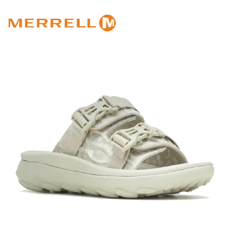 MERRELL 美國 HUT ULTRA WRAP 水陸兩棲快乾拖鞋 灰白 女款 舒適/EVA中底/抑制異味 31ML005894