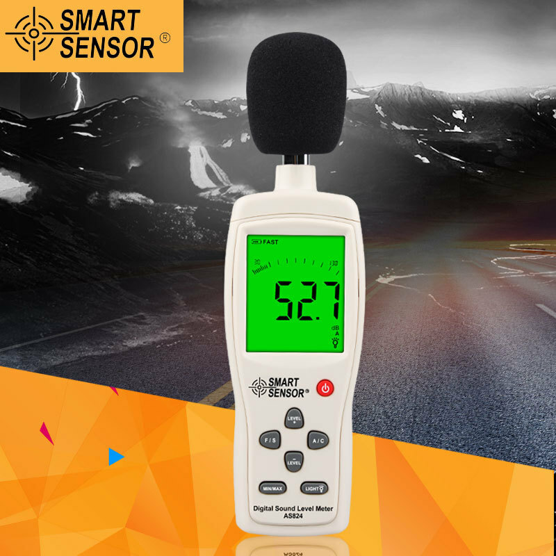 希瑪分貝測試儀噪音計AS824 (0.2kg)